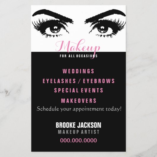 Makeup - voor alle gelegenheden - Flyer (Voorkant)