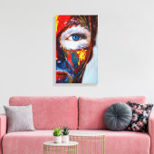 Makeup | Zazzle_Growshop. Canvas Afdruk (Insitu (Woonkamer))