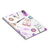 Makeup ziet het Notitieboek van de Foto (Rechterzijde)