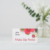 MakeUpArtist-Visitekaartje Visitekaartje (Staand voorkant)