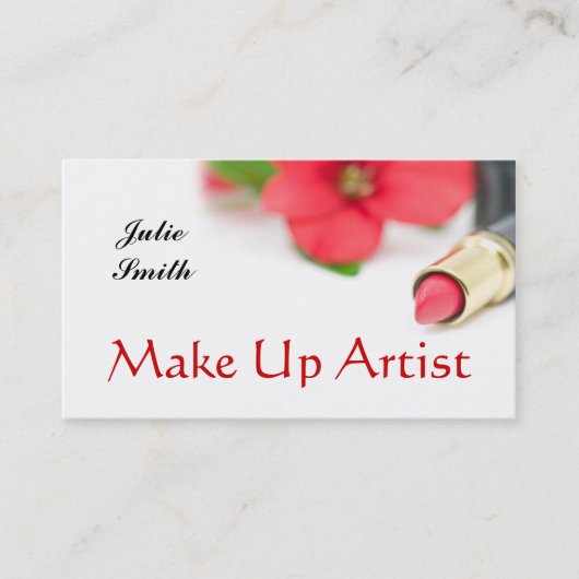 MakeUpArtist-Visitekaartje Visitekaartje (Voorkant)