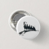 Makhno's anarchistische leger ronde button 3,2 cm (Voorkant /achterkant)