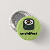 maki_groen ronde button 3,2 cm (Voorkant /achterkant)