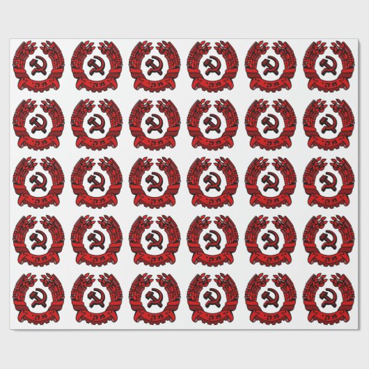 Maki Rakah Israël communistische partij jas wapenh Cadeaupapier (Vlak)