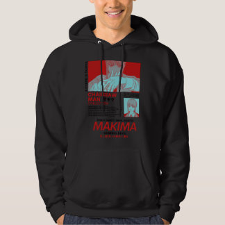 Makima Red - Klassiek Man Chainzaag Hoodie
