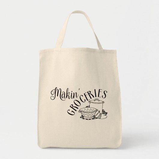 Makin Groceries Southern Fun Tote Bag (Voorkant)