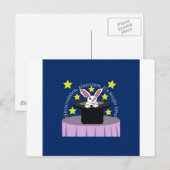 Makin' Magic Bunny Briefkaart (Voorkant / Achterkant)