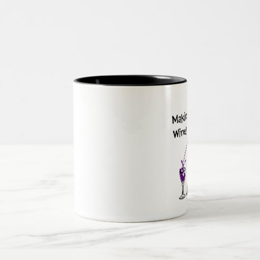 Makin Wine! -Mok Tweekleurige Koffiemok (Center)