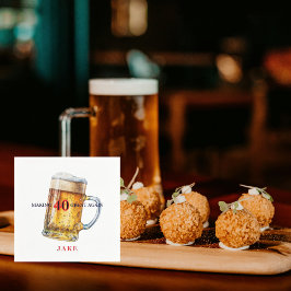 Making 40 Great Again Beer Birthday Party Servet