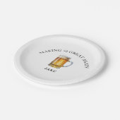 Making 50 Great Again Beer Birthday Party Papieren Bordje (Gekanteld)