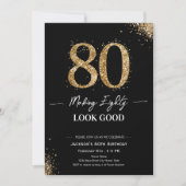 Making 80 Look Good Birthday Kaart (Voorkant)