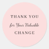 Making a Difference Appreciation Design Ronde Sticker (Voorkant)