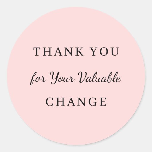 Making a Difference Appreciation Design Ronde Sticker (Voorkant)