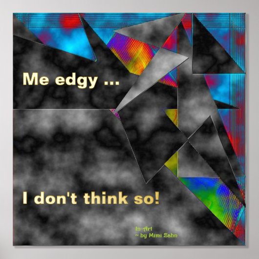 "Making a Statement" Folie Print Wall Art (Voorkant)