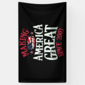 Making America Great Since 2003 19th Birthday USA Spandoek (Verticaal)