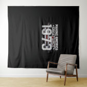 Making America Great Sinds 1973 50e Verjaardagscad Wandkleed (In Situ (horizontaal))