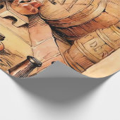 "Making Apple Cider" van Beatrix Potter Cadeaupapier (Hoek)