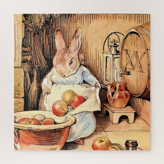 "Making Apple Cider" van Beatrix Potter Legpuzzel (Verticaal)