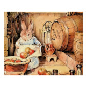"Making Apple Cider" van Beatrix Potter Perfect Poster (Voorkant)