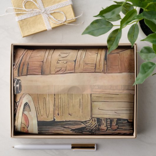 "Making Apple Cider" van Beatrix Potter Tissuepapier (Geschenk)