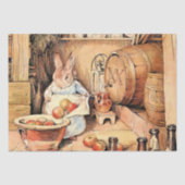 "Making Apple Cider" van Beatrix Potter Tissuepapier (Voorkant)