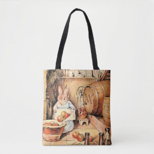 "Making Apple Cider" van Beatrix Potter Tote Bag