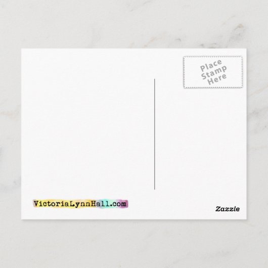 Making Art Teaches Me To Trust Myself Briefkaart (Achterkant)