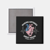 Making Arteries Great Again Hartkatheterisatielab Magneet (Voorkant / Achterkant)