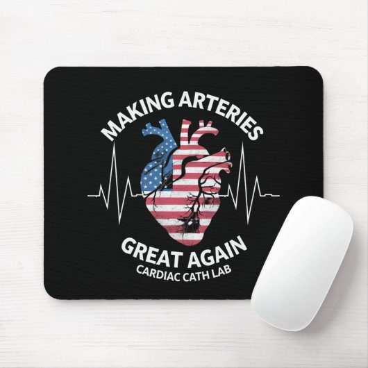 Making Arteries Great Again Hartkatheterisatielab  Muismat (Met muis)