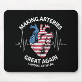 Making Arteries Great Again Hartkatheterisatielab  Muismat (Voorkant)