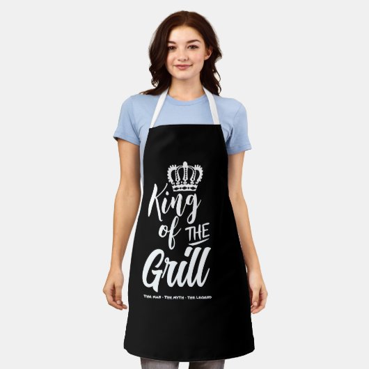 Making 'Bacon Magic: Koken met bacon aanpassen Schort (Gedragen)