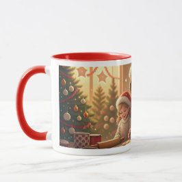 making christmas cookies with mom mok