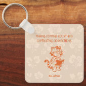 Making Commas Count Captivating Connections Gramma Sleutelhanger (Voorkant)