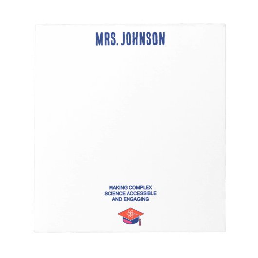 Making Complex Science Accessible & Engaging Notitieblok (Voorkant)