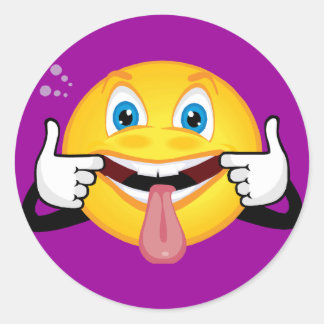 Making Face Ronde Sticker