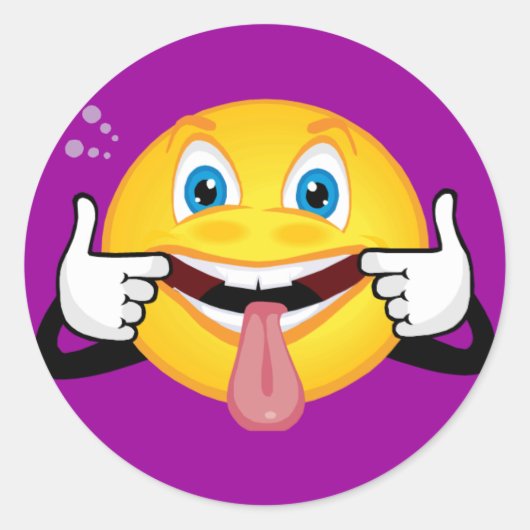 Making Face Ronde Sticker (Voorkant)