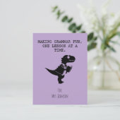 Making Grammar Fun One Lesson At A Time Briefkaart (Staand voorkant)