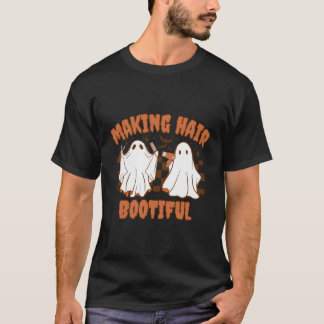 Making Hair Bootiful Grappige Enge Ghost Kapper T-shirt