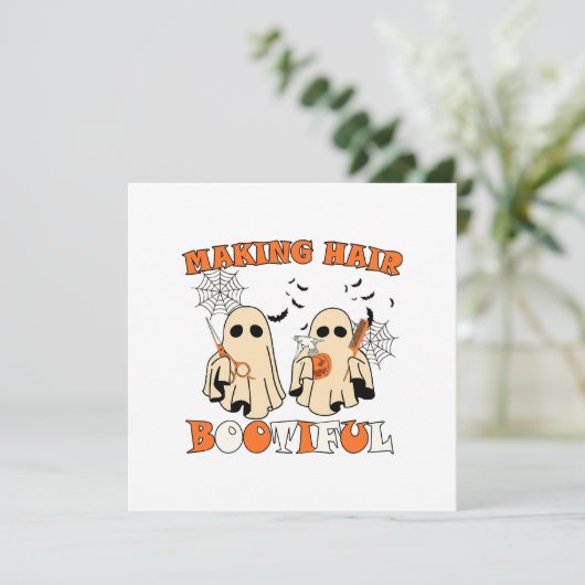 Making Hair Grappig Ghost Kapper Halloween (Staand voorkant)