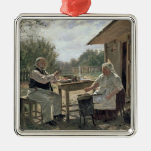 Making Jam, 1876 Metalen Ornament
