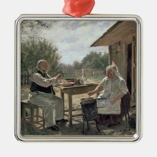 Making Jam, 1876 Metalen Ornament (Voorkant)
