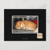 Making lasagna briefkaart (Voorkant)