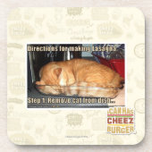 Making lasagna drankjes onderzetter (Voorkant)