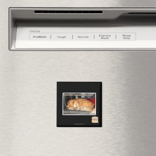 Making lasagna magneet (Insitu (Vaatwasser))