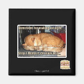 Making lasagna magneet (Voorkant)