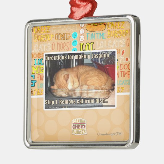 Making lasagna metalen ornament (Links)