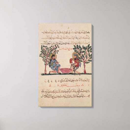 Making Lead, pagina van een Canvas Afdruk (Voorkant)