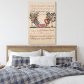 Making Lead, pagina van een Canvas Afdruk (Insitu (Slaapkamer))