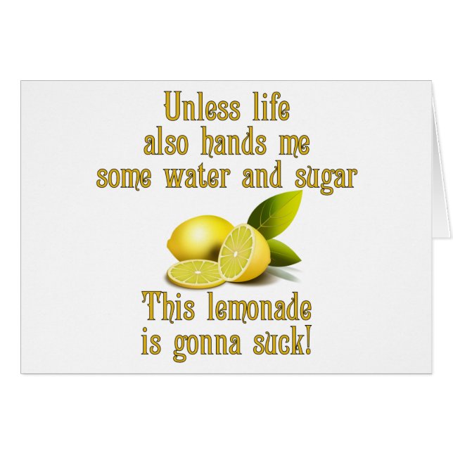 Making Lemonade (Voorkant Horizontaal)