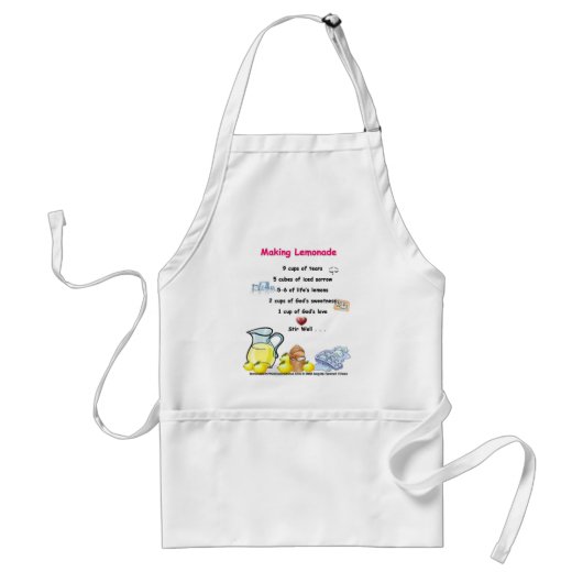Making Lemonade Apron Standaard Schort (Voorkant)